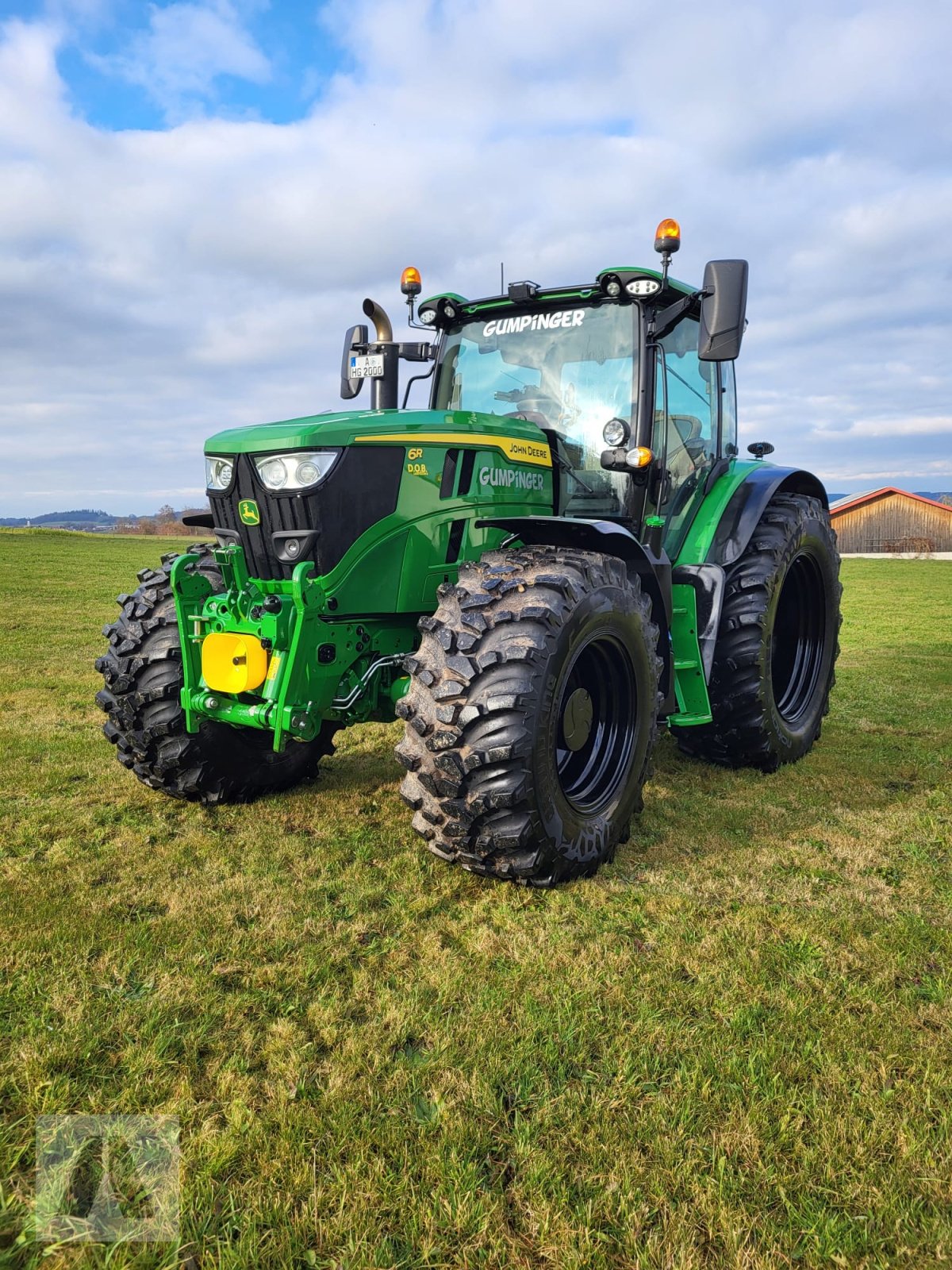 Traktor del tipo John Deere 6R 155 Vollgarantie, Gebrauchtmaschine In Langweid am Lech (Immagine 1)