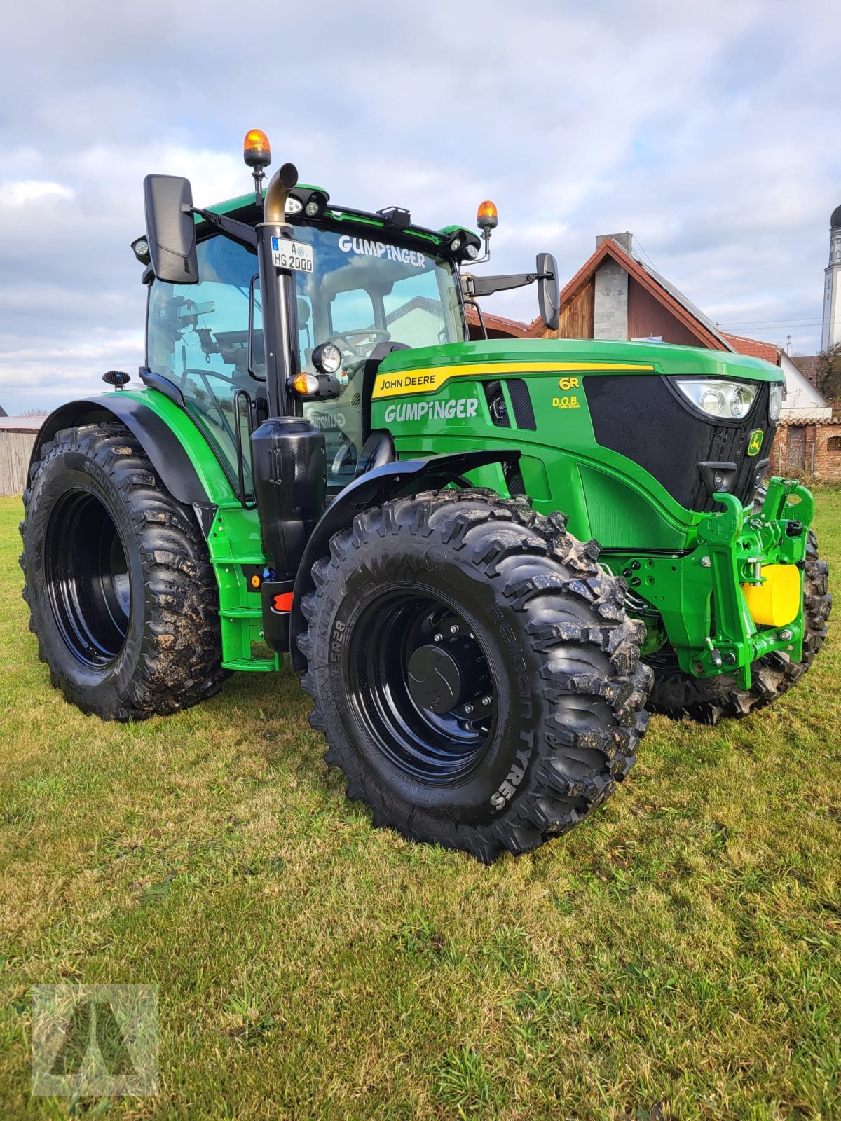 Traktor del tipo John Deere 6R 155 Vollgarantie, Gebrauchtmaschine In Langweid am Lech (Immagine 2)