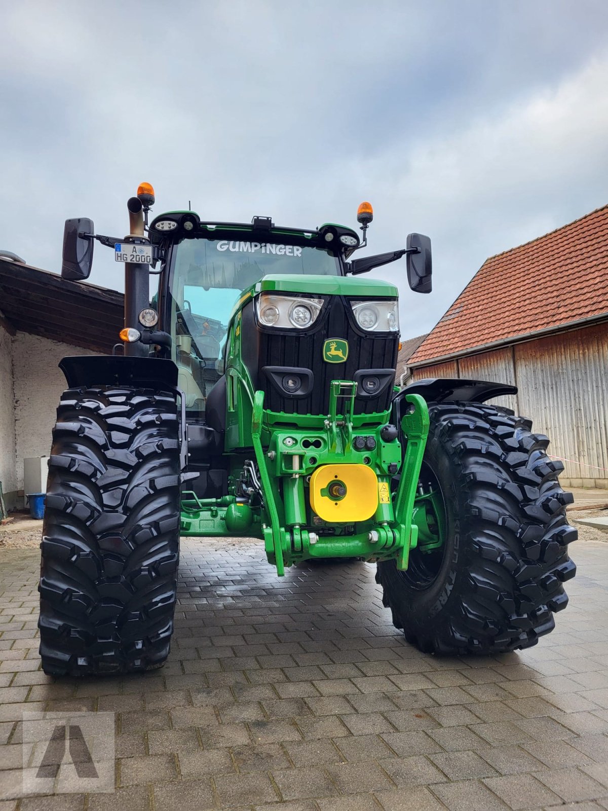 Traktor del tipo John Deere 6R 155 Vollgarantie, Gebrauchtmaschine In Langweid am Lech (Immagine 4)