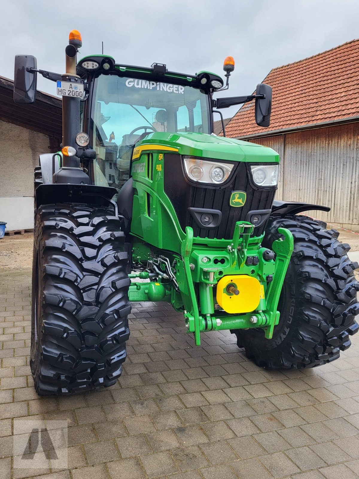 Traktor del tipo John Deere 6R 155 Vollgarantie, Gebrauchtmaschine In Langweid am Lech (Immagine 5)