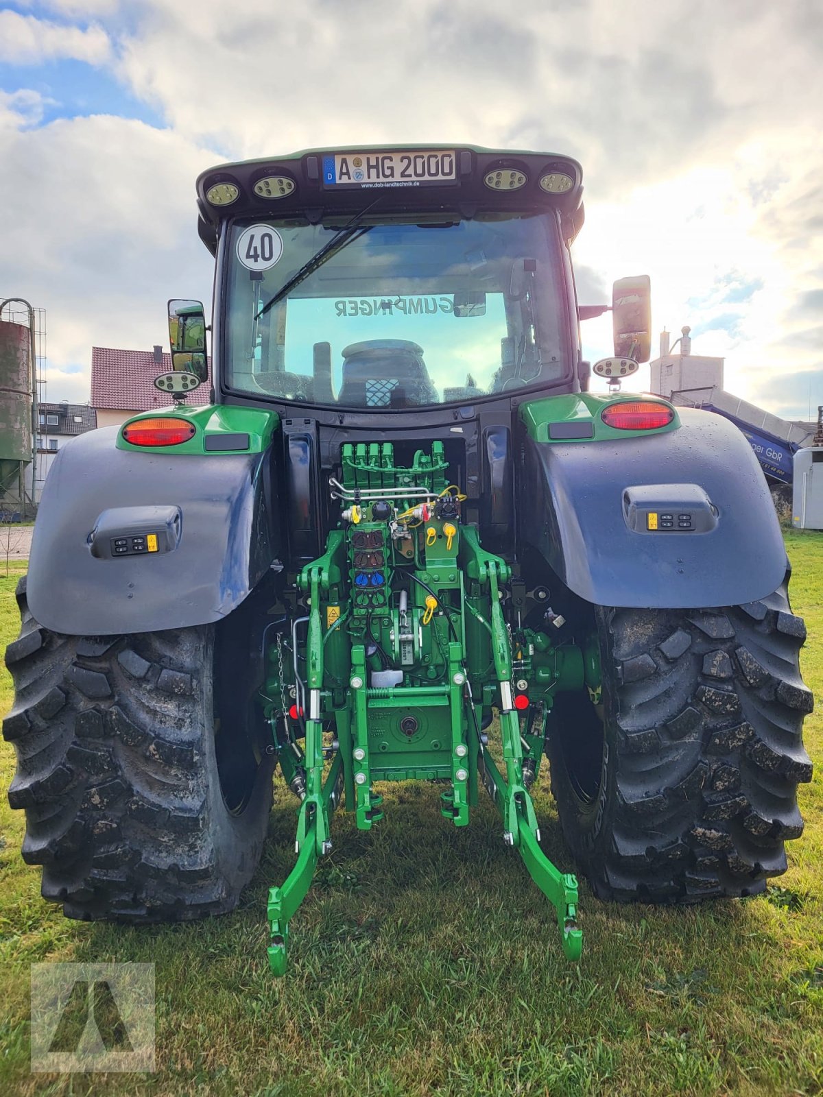 Traktor del tipo John Deere 6R 155 Vollgarantie, Gebrauchtmaschine In Langweid am Lech (Immagine 7)