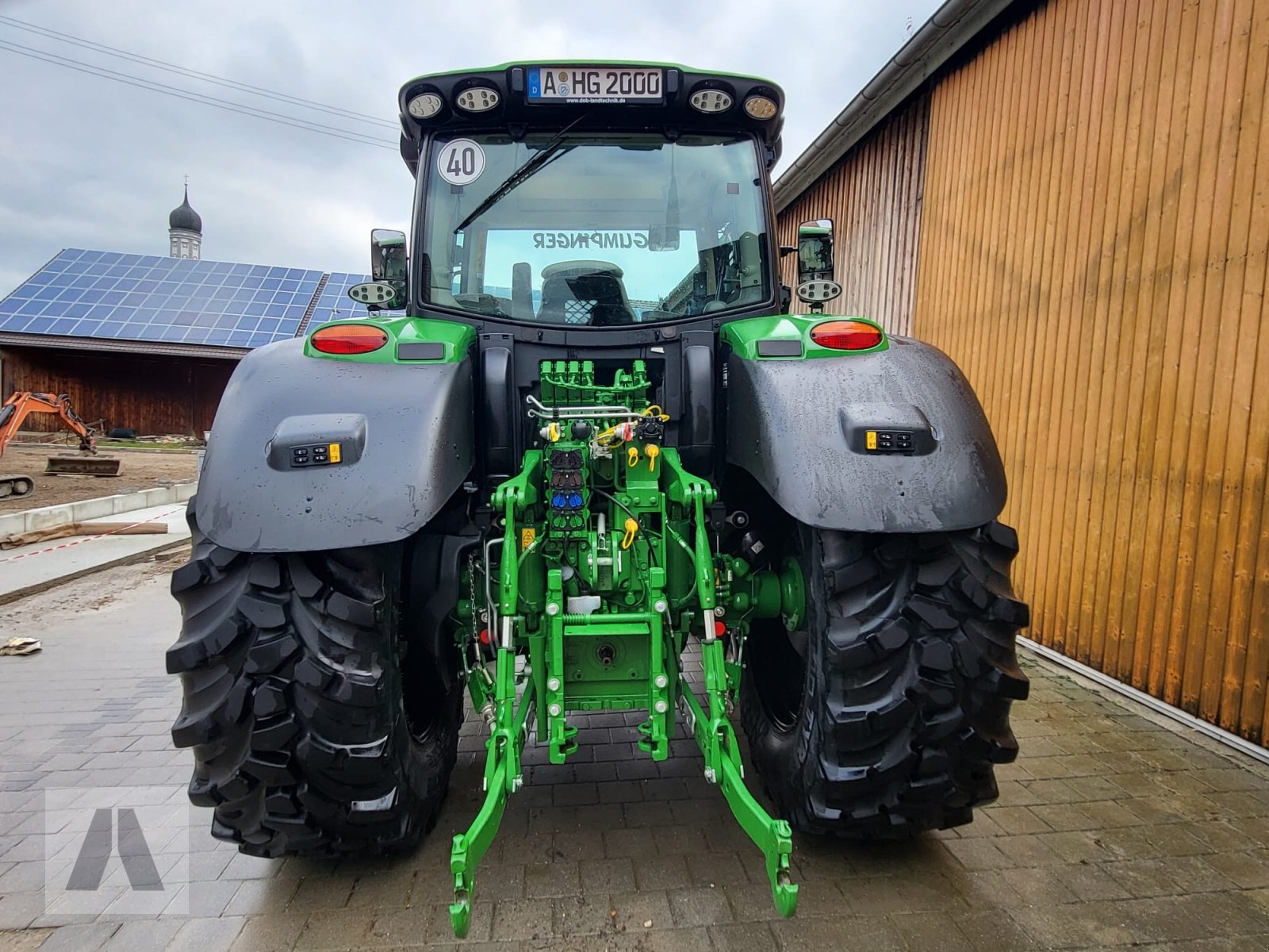 Traktor del tipo John Deere 6R 155 Vollgarantie, Gebrauchtmaschine In Langweid am Lech (Immagine 8)