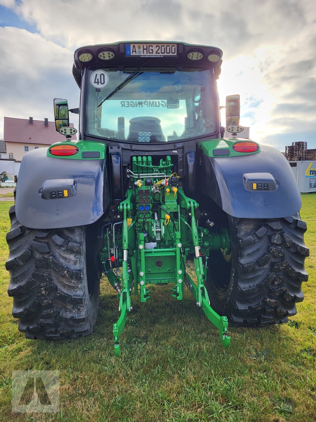 Traktor del tipo John Deere 6R 155 Vollgarantie, Gebrauchtmaschine In Langweid am Lech (Immagine 11)