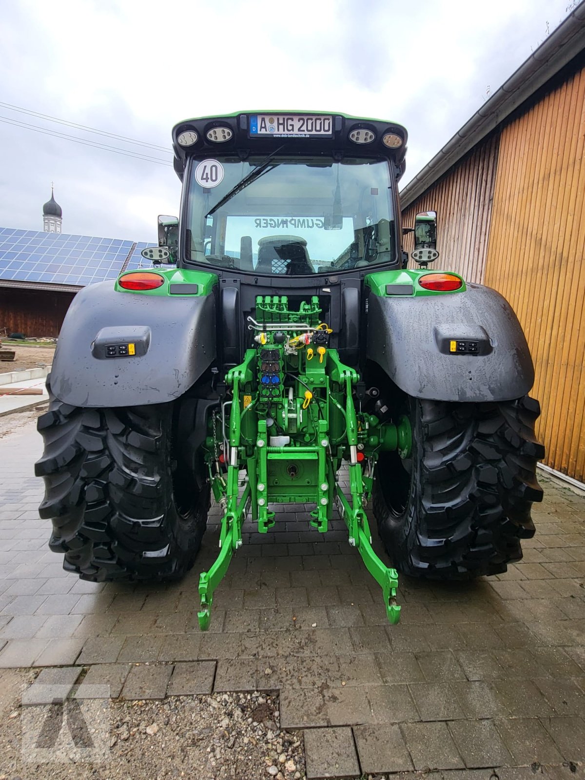 Traktor del tipo John Deere 6R 155 Vollgarantie, Gebrauchtmaschine In Langweid am Lech (Immagine 12)