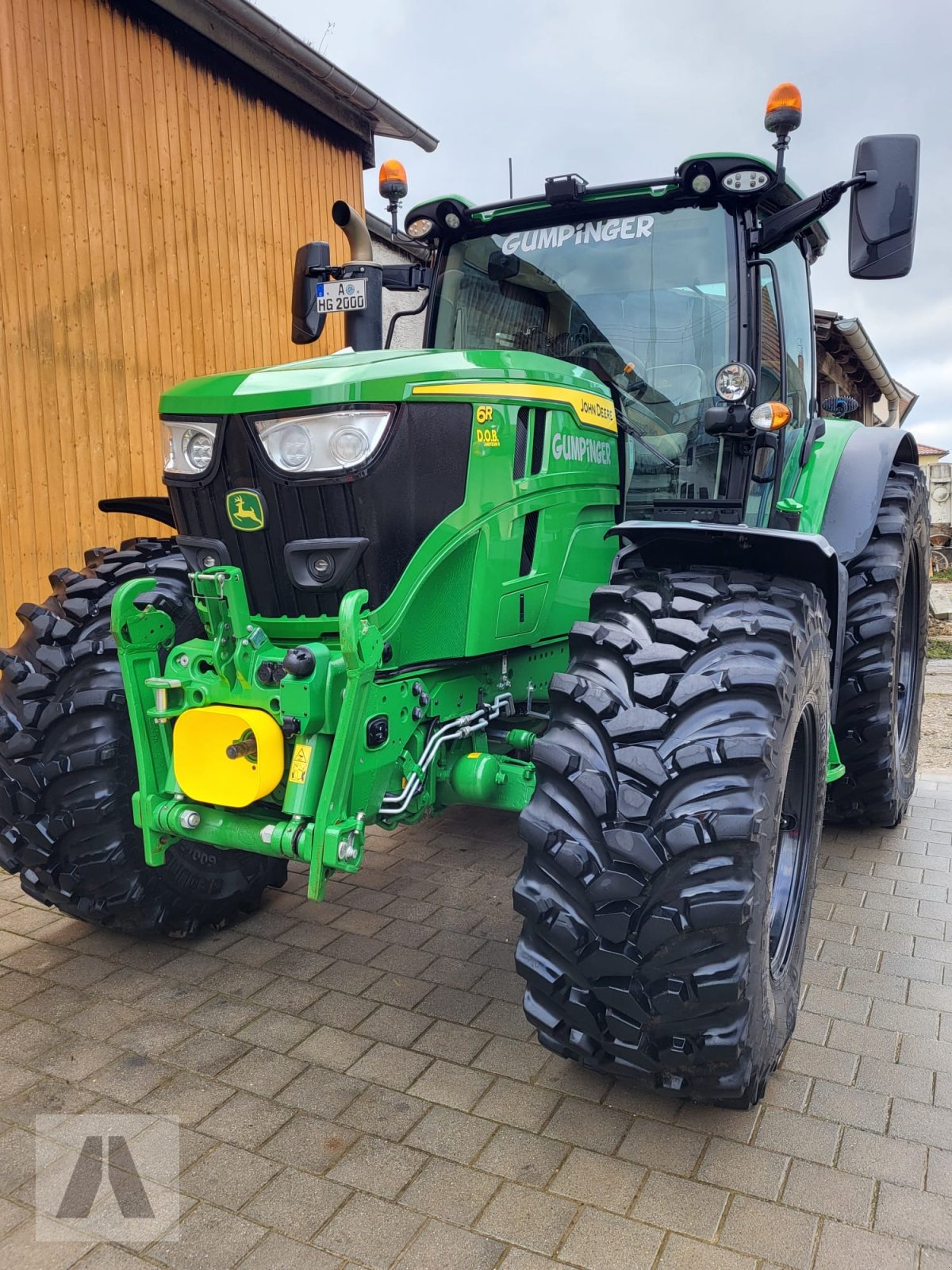 Traktor del tipo John Deere 6R 155 Vollgarantie, Gebrauchtmaschine In Langweid am Lech (Immagine 14)