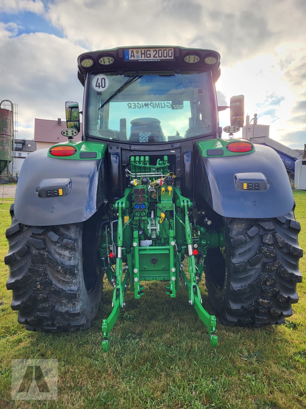 Traktor del tipo John Deere 6R 155 Vollgarantie, Gebrauchtmaschine In Langweid am Lech (Immagine 15)