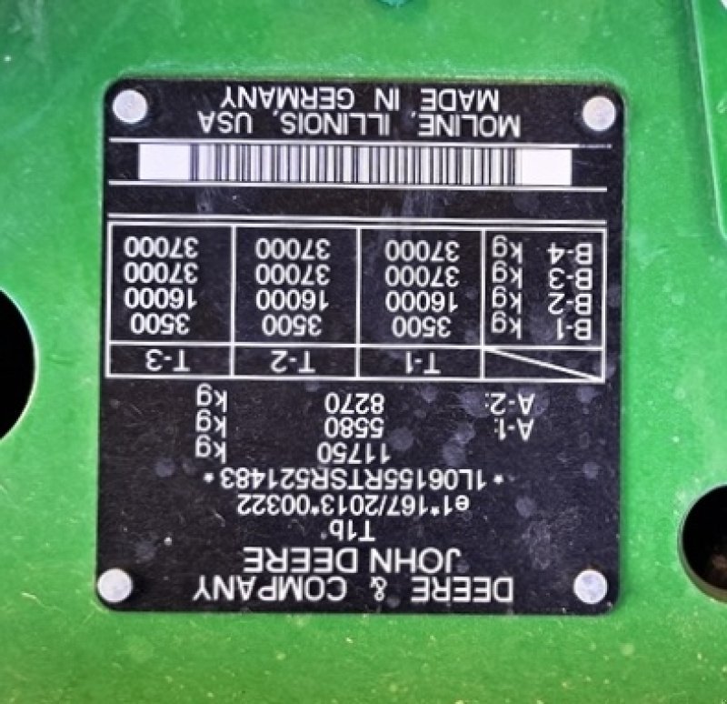 Traktor typu John Deere 6R 155, Gebrauchtmaschine v SAINT-GERMAIN DU PUY (Obrázek 11)