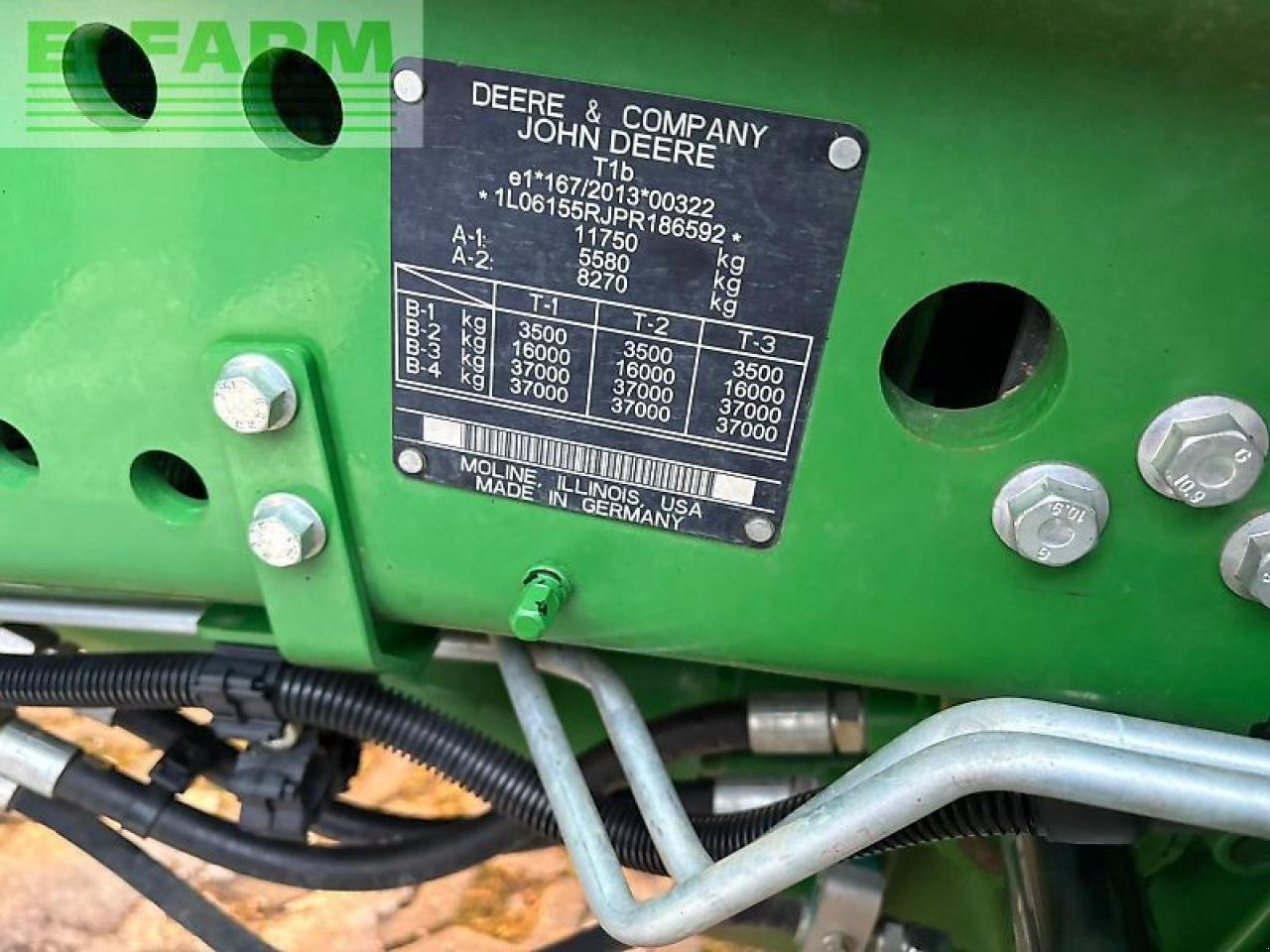Traktor del tipo John Deere 6r 155, Gebrauchtmaschine en GROBELNO (Imagen 11)