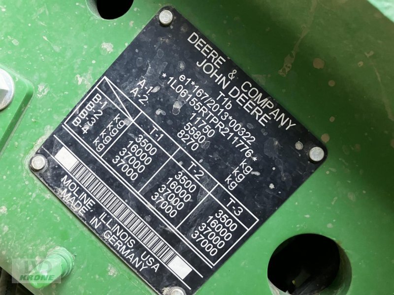 Traktor typu John Deere 6R 155, Gebrauchtmaschine v Spelle (Obrázek 15)