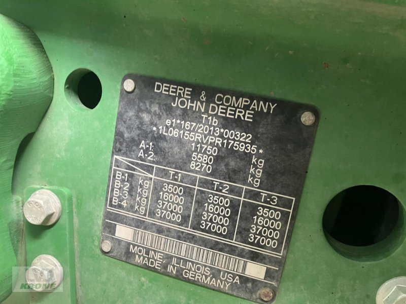 Traktor типа John Deere 6R 155, Gebrauchtmaschine в Spelle (Фотография 20)