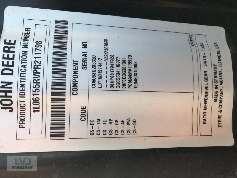 Traktor of the type John Deere 6R 155, Gebrauchtmaschine in Spelle (Picture 15)