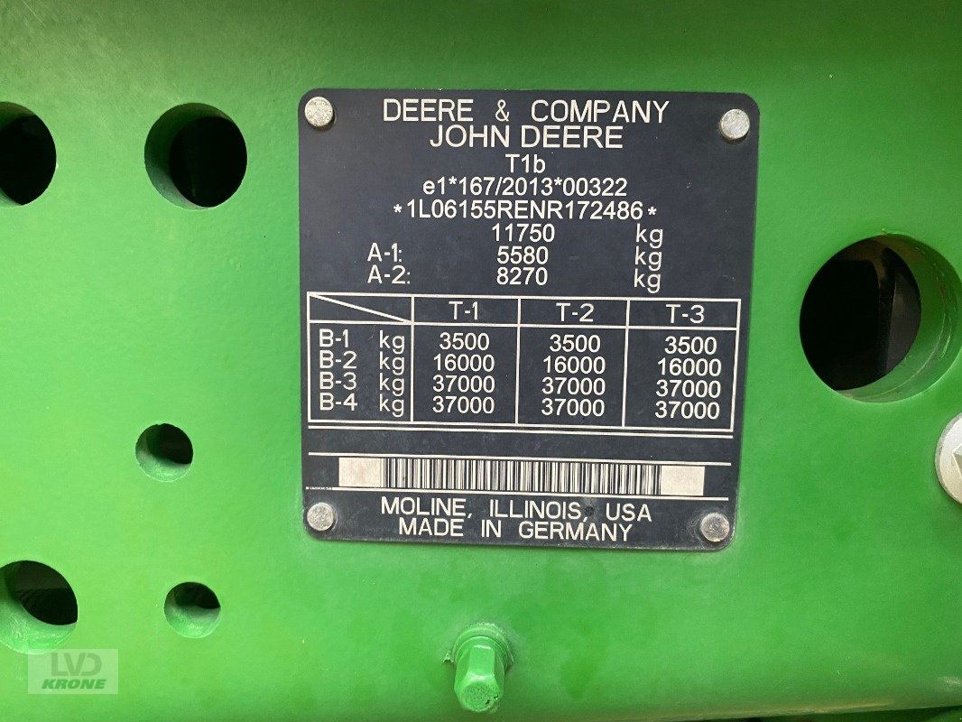 Traktor типа John Deere 6R 155, Gebrauchtmaschine в Spelle (Фотография 2)