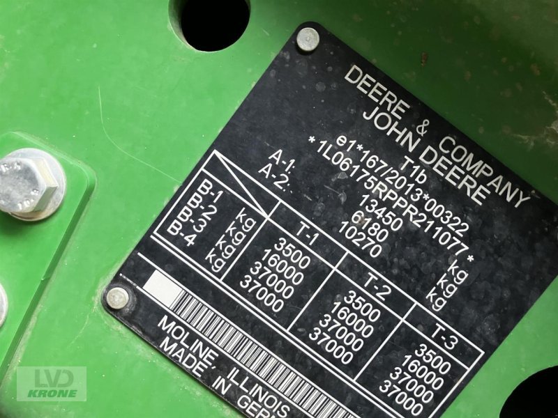 Traktor typu John Deere 6R 175, Gebrauchtmaschine w Spelle (Zdjęcie 16)