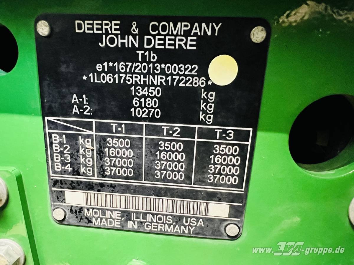 Traktor van het type John Deere 6R 175, Gebrauchtmaschine in Sülzetal OT Altenweddingen (Foto 22)