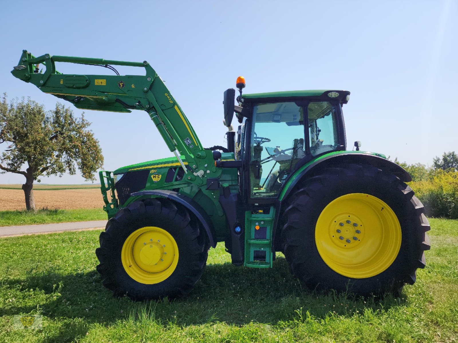 Traktor des Typs John Deere 6R 185 Autotrac Frontlader Wiegeeinrichtung, Gebrauchtmaschine in Willanzheim (Bild 1)