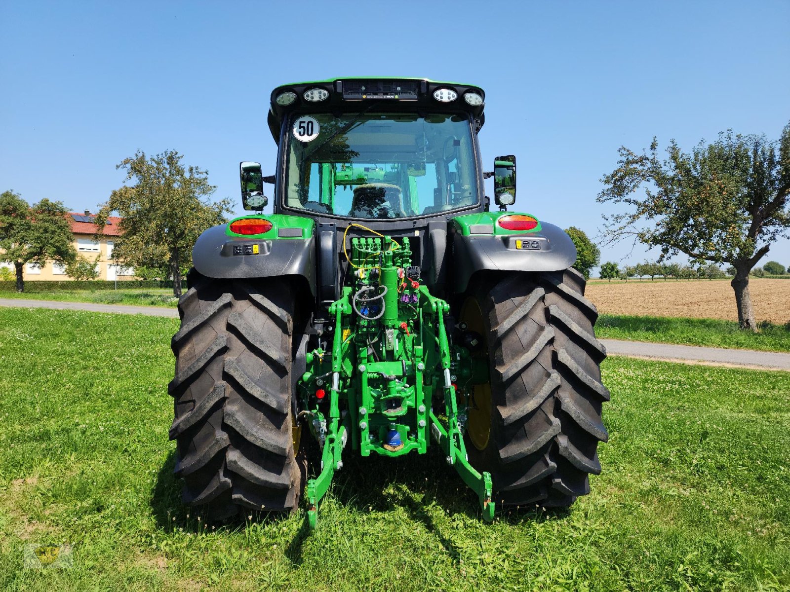 Traktor des Typs John Deere 6R 185 Autotrac Frontlader Wiegeeinrichtung, Gebrauchtmaschine in Willanzheim (Bild 8)