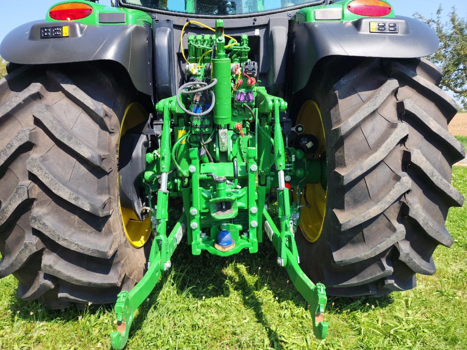 Traktor des Typs John Deere 6R 185 Autotrac Frontlader Wiegeeinrichtung, Gebrauchtmaschine in Willanzheim (Bild 11)