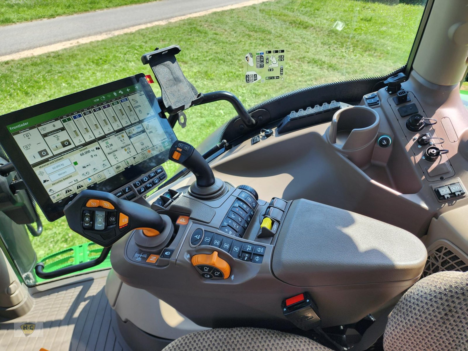 Traktor des Typs John Deere 6R 185 Autotrac Frontlader Wiegeeinrichtung, Gebrauchtmaschine in Willanzheim (Bild 13)