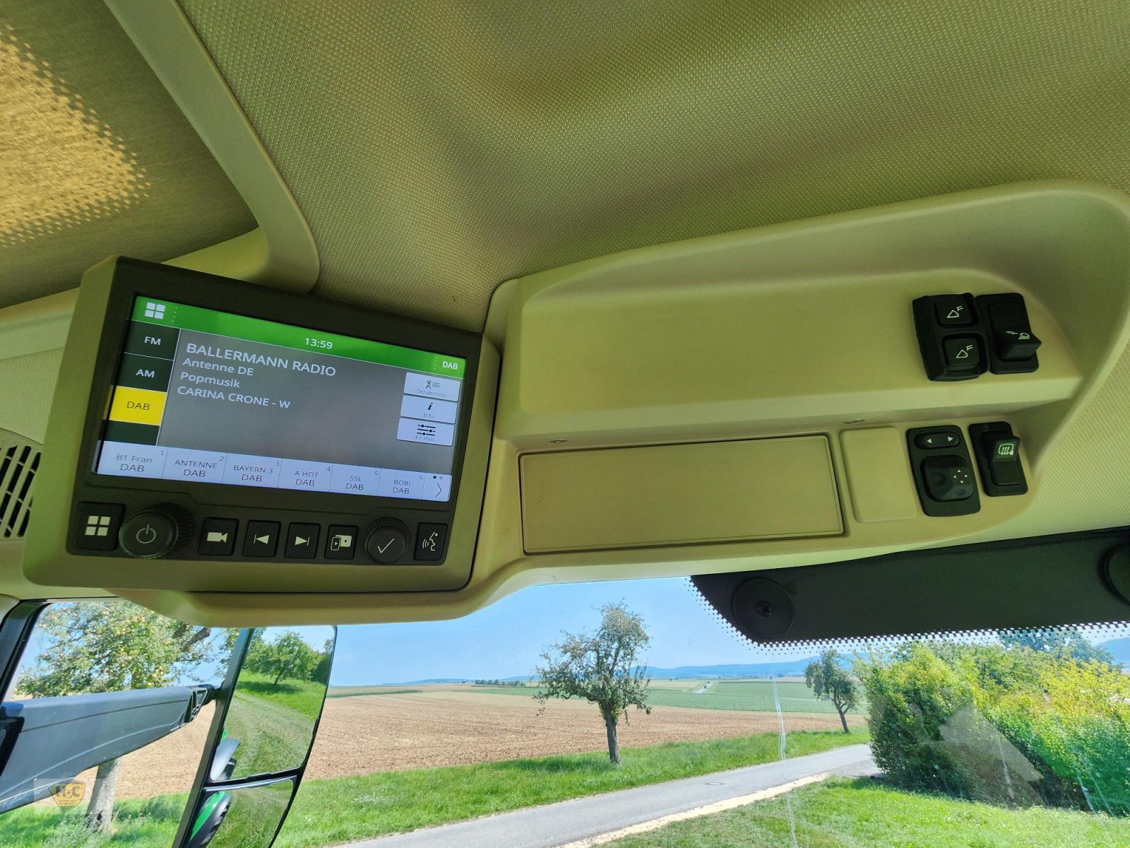 Traktor des Typs John Deere 6R 185 Autotrac Frontlader Wiegeeinrichtung, Gebrauchtmaschine in Willanzheim (Bild 19)