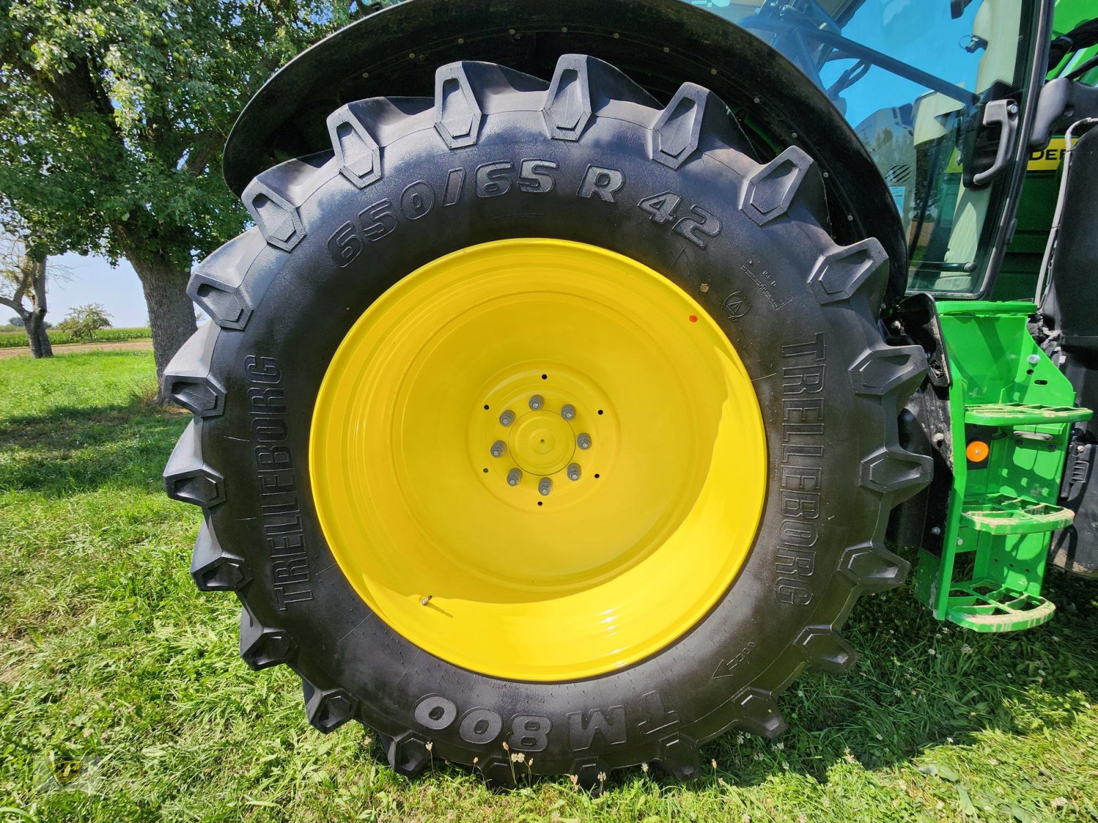 Traktor des Typs John Deere 6R 185 Autotrac Frontlader Wiegeeinrichtung, Gebrauchtmaschine in Willanzheim (Bild 20)