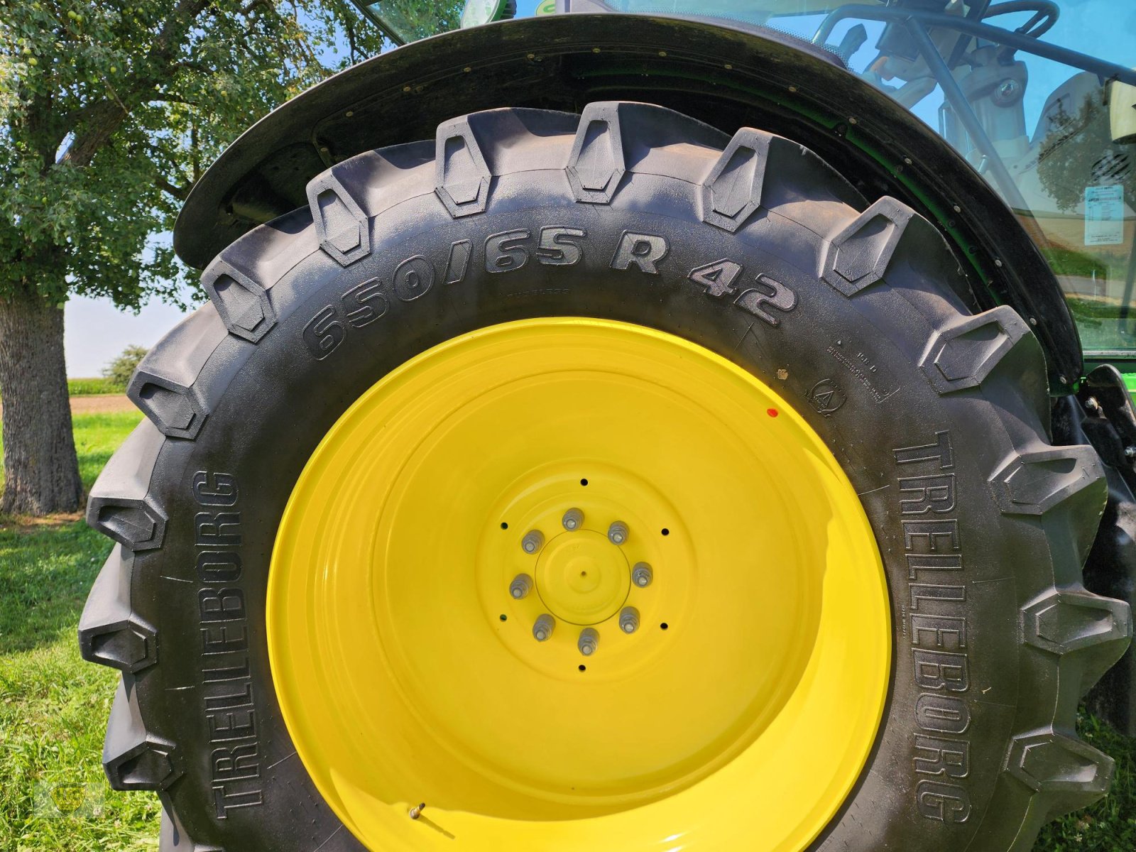 Traktor des Typs John Deere 6R 185 Autotrac Frontlader Wiegeeinrichtung, Gebrauchtmaschine in Willanzheim (Bild 21)