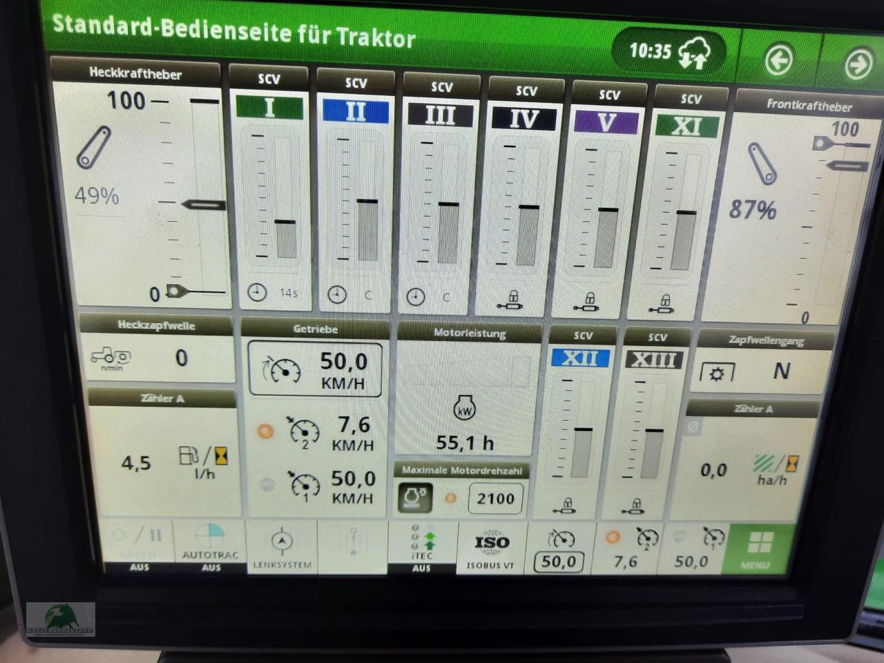 Traktor Türe ait John Deere 6R 185 - Command PRO, Neumaschine içinde Triebes (resim 7)