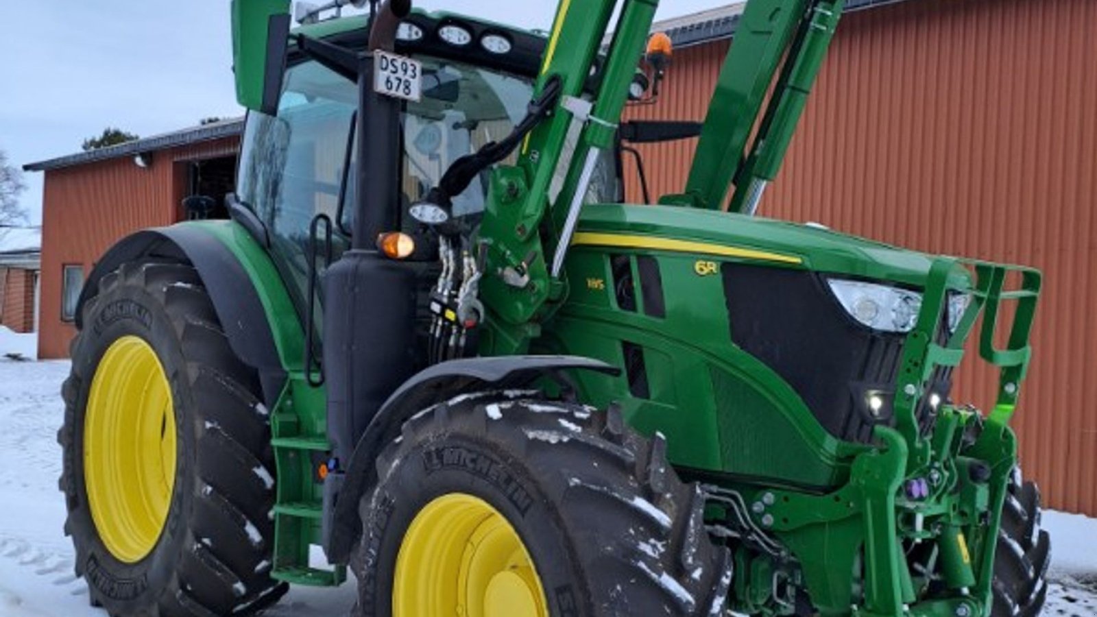 Traktor типа John Deere 6R 185 JOHN DEERE LÆSSER, FRONTLIFT, AUTOTRAC READY, Gebrauchtmaschine в Dronninglund (Фотография 1)