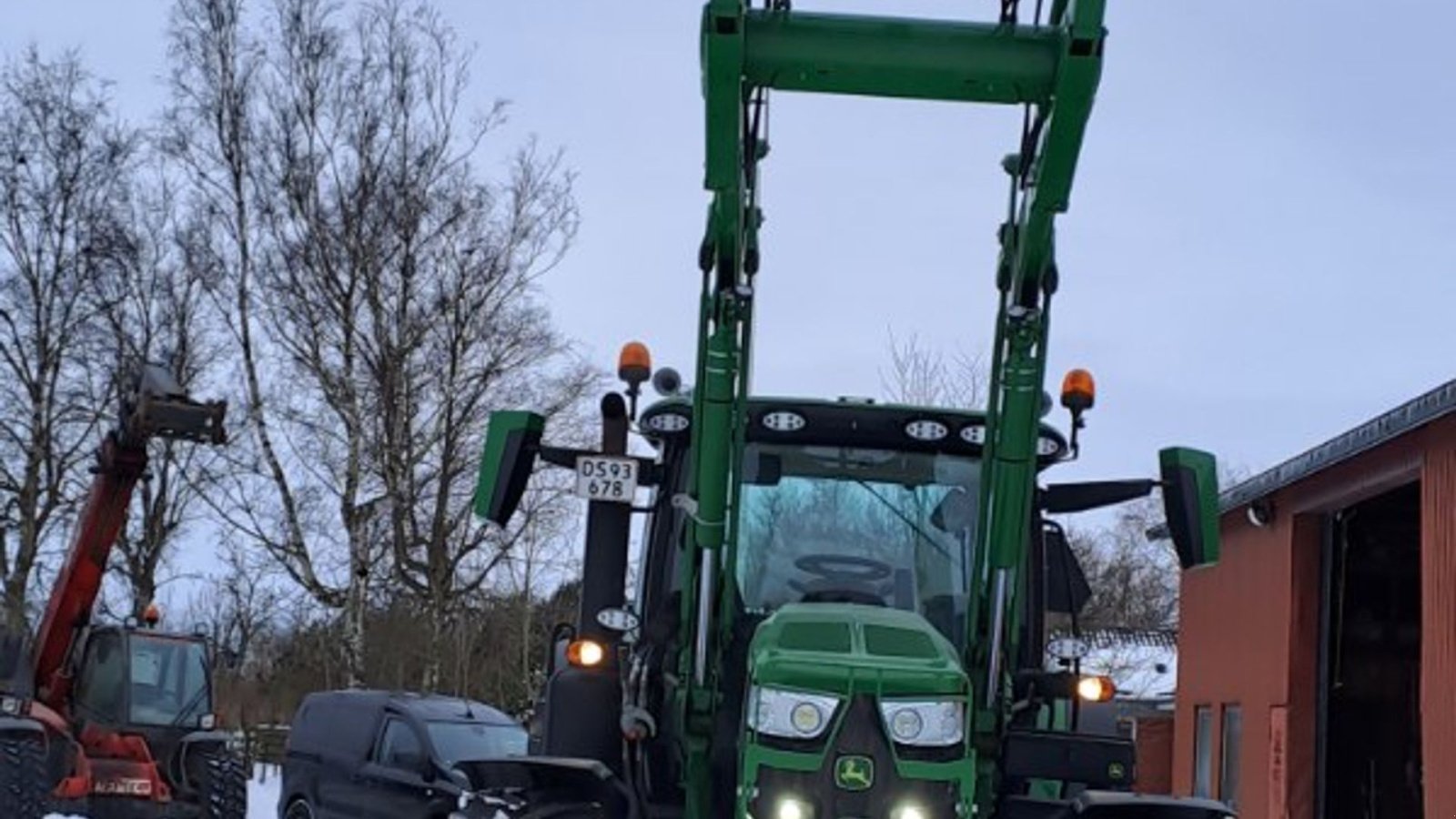 Traktor типа John Deere 6R 185 JOHN DEERE LÆSSER, FRONTLIFT, AUTOTRAC READY, Gebrauchtmaschine в Dronninglund (Фотография 8)