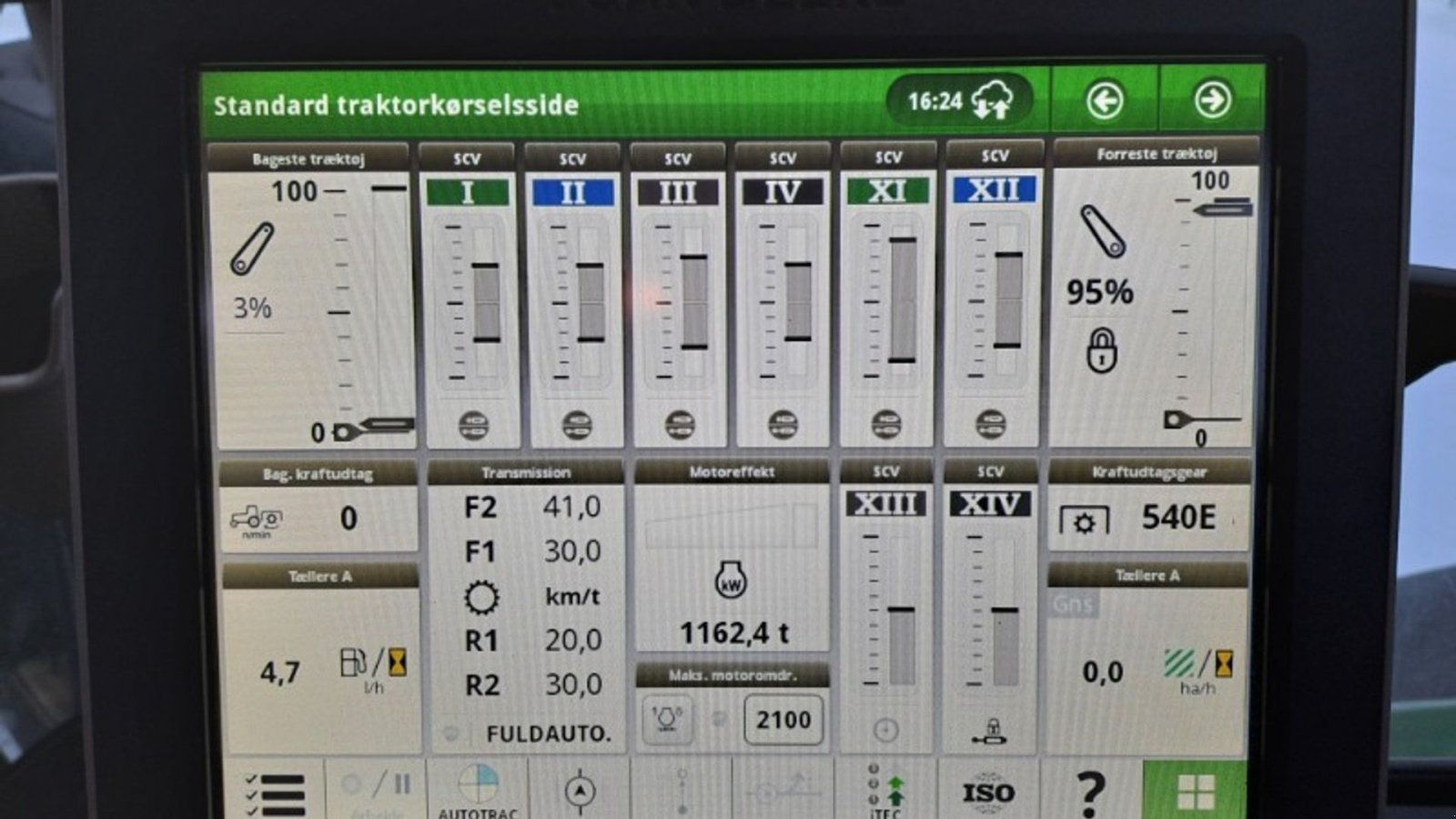 Traktor типа John Deere 6R 185 JOHN DEERE LÆSSER, FRONTLIFT, AUTOTRAC READY, Gebrauchtmaschine в Dronninglund (Фотография 13)