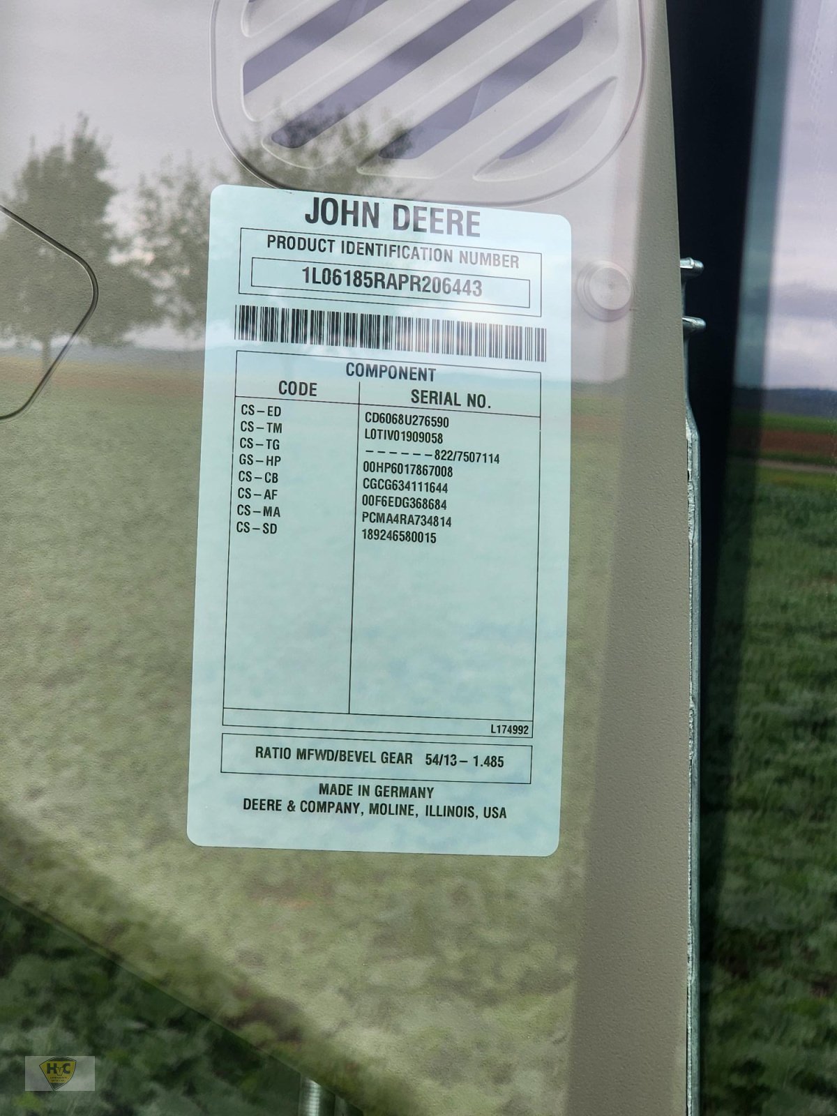 Traktor typu John Deere 6R 185 Pro AutoTrac h28, Gebrauchtmaschine v Willanzheim (Obrázek 17)