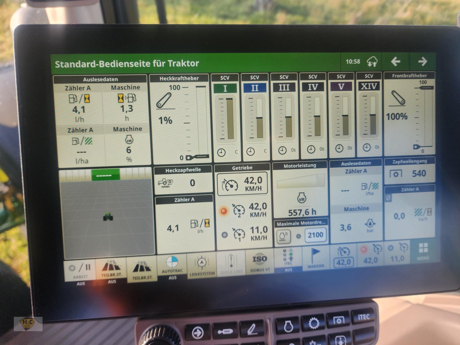 Traktor типа John Deere 6R 185 Pro G5 AutoTrac b24, Gebrauchtmaschine в Willanzheim (Фотография 14)