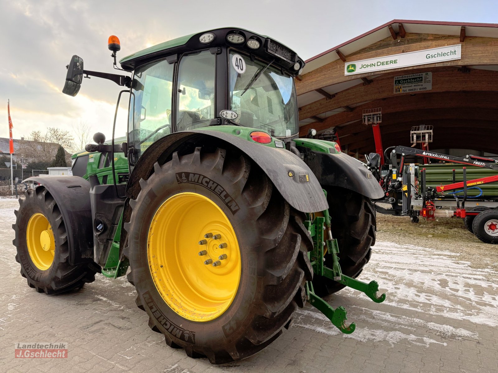 Traktor del tipo John Deere 6R 185, Gebrauchtmaschine en Mühldorf (Imagen 16)
