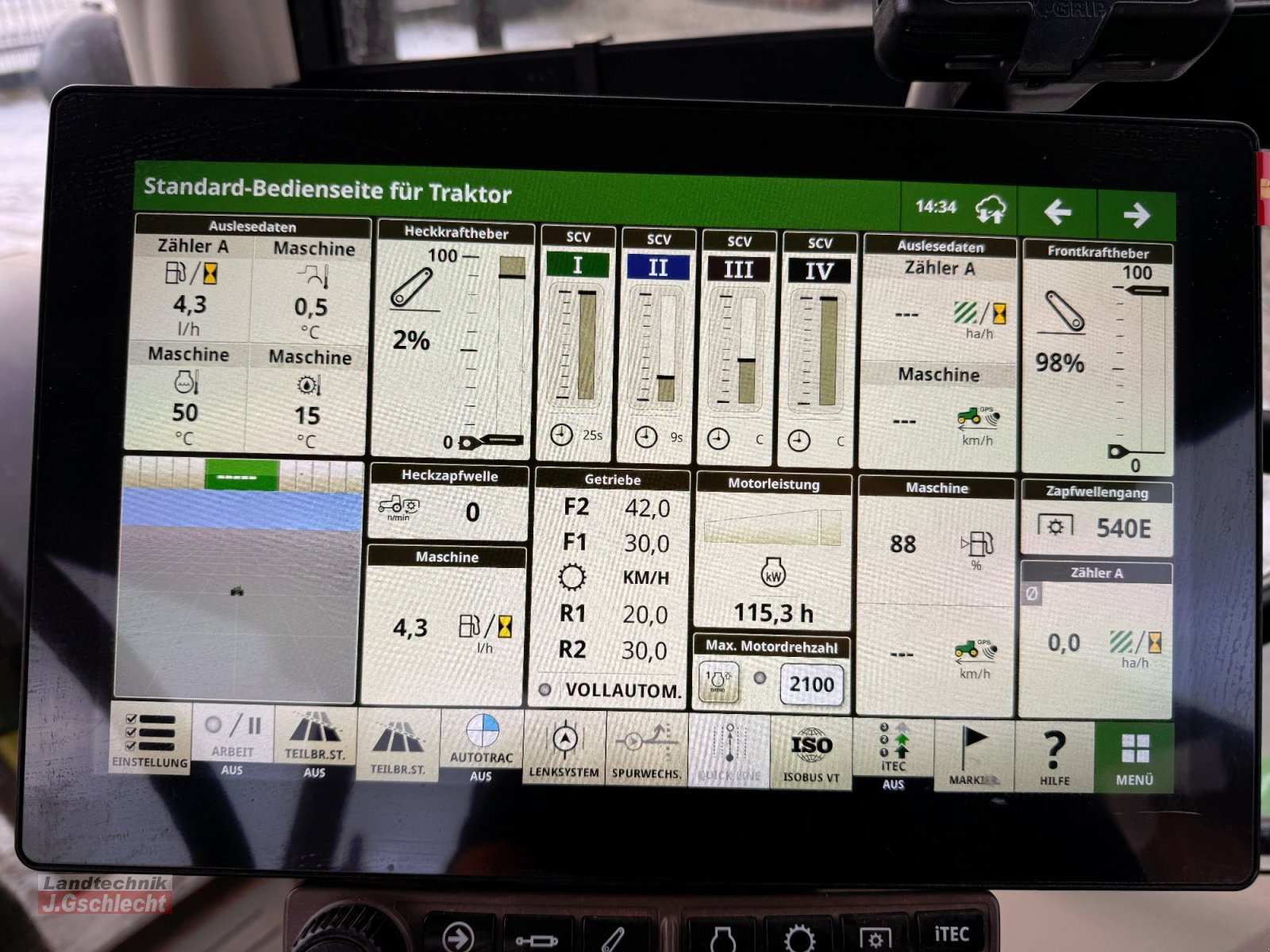 Traktor del tipo John Deere 6R 185, Gebrauchtmaschine en Mühldorf (Imagen 21)