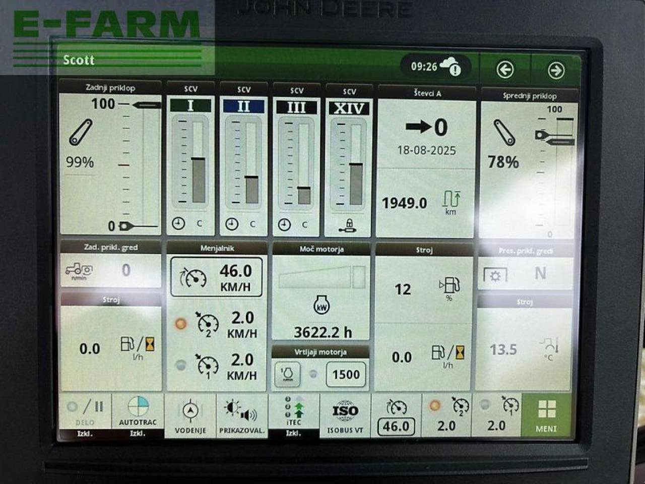 Traktor des Typs John Deere 6r 185, Gebrauchtmaschine in GROBELNO (Bild 24)