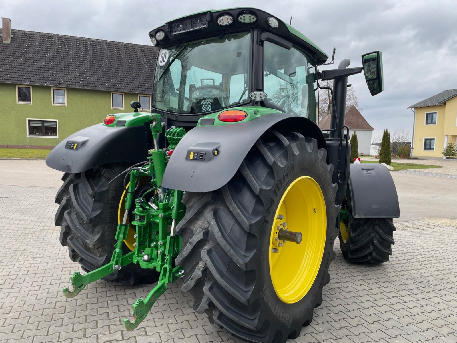 Traktor Türe ait John Deere 6R 185, Gebrauchtmaschine içinde Burglengenfeld (resim 4)