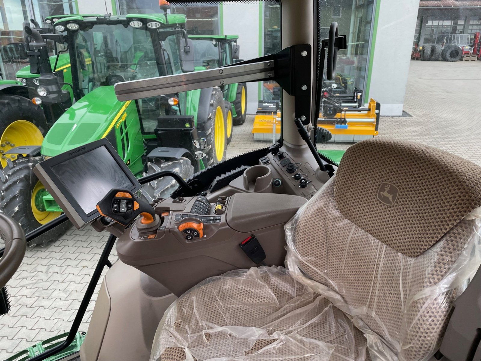 Traktor Türe ait John Deere 6R 185, Gebrauchtmaschine içinde Burglengenfeld (resim 7)