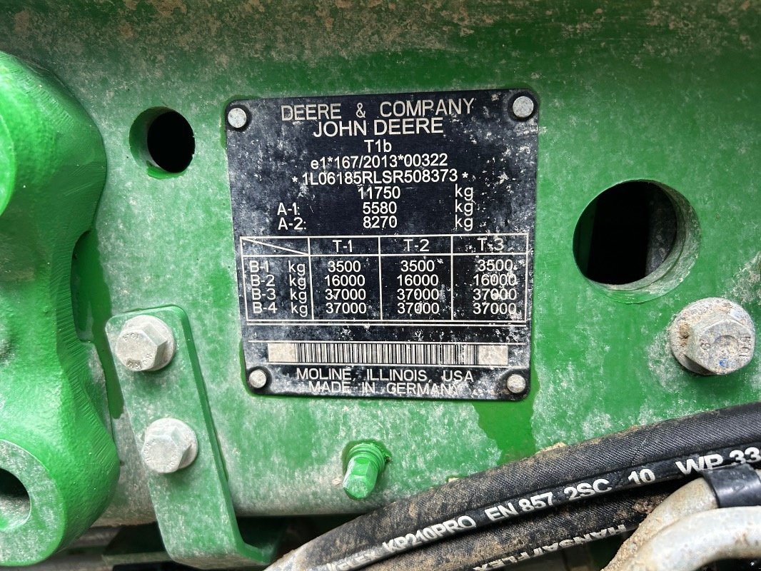 Traktor типа John Deere 6R 185, Gebrauchtmaschine в Sittensen (Фотография 27)