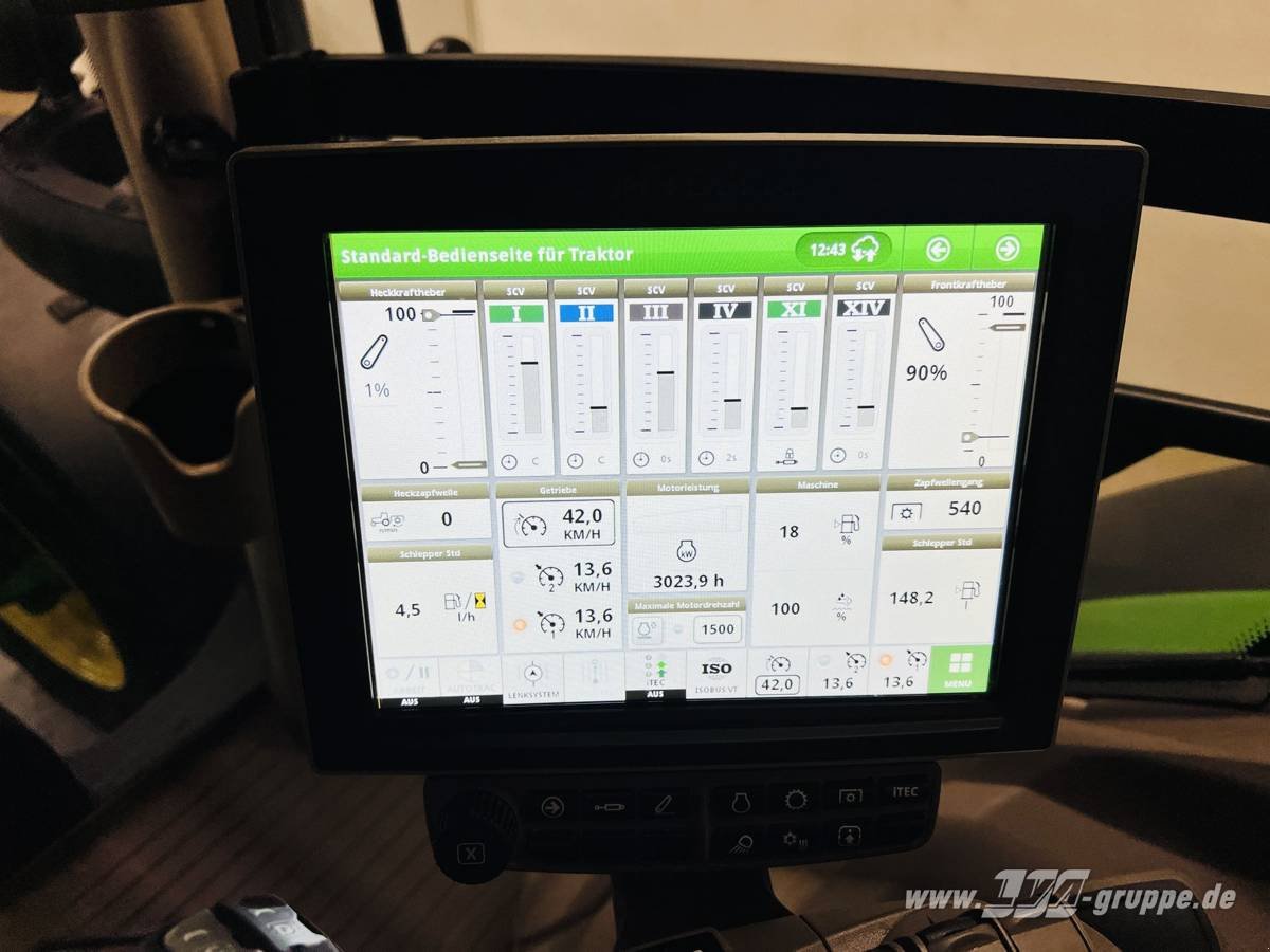 Traktor typu John Deere 6R 185, Gebrauchtmaschine w Sülzetal OT Altenweddingen (Zdjęcie 14)