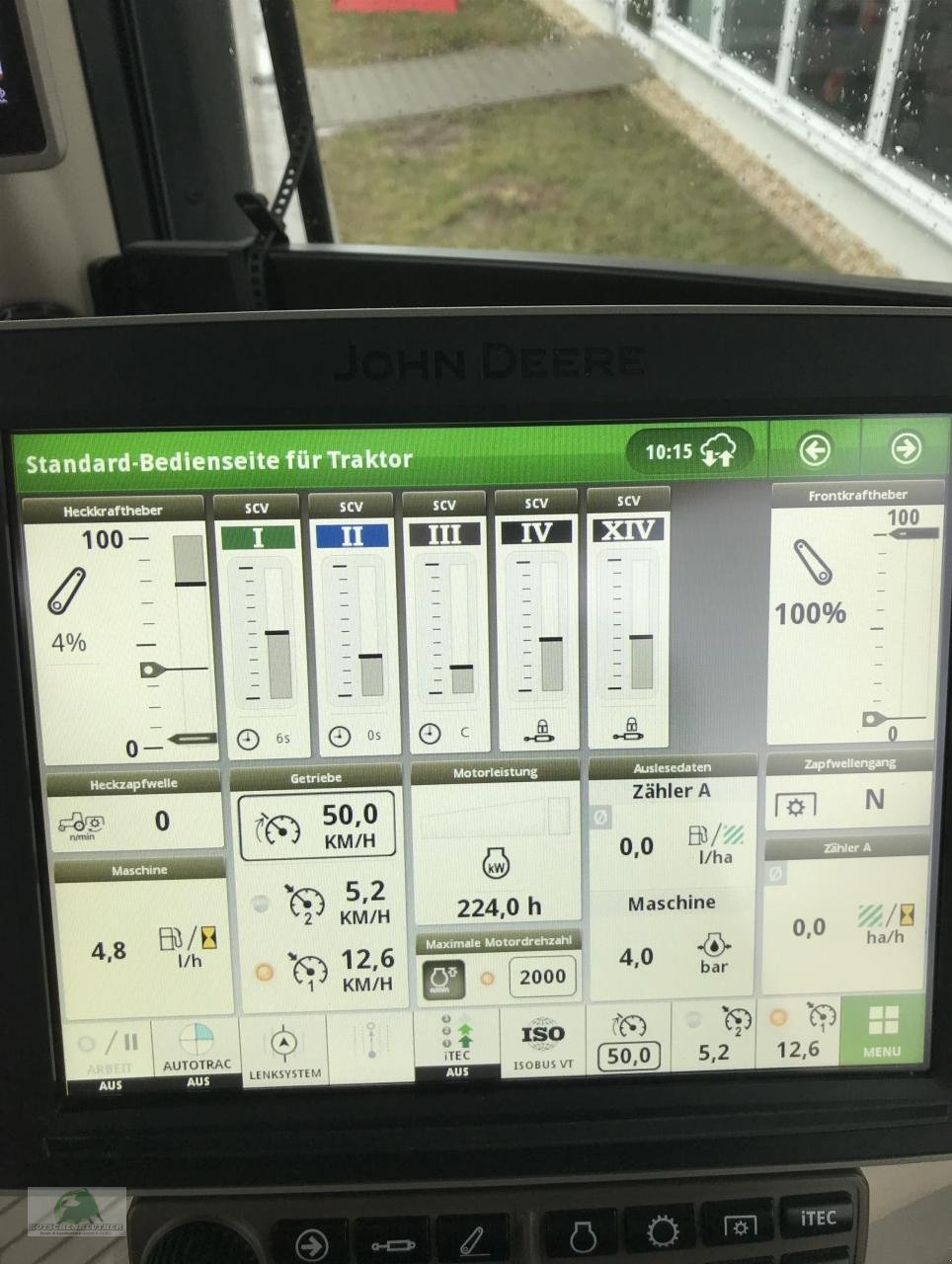 Traktor типа John Deere 6R 195 - Command PRO, Neumaschine в Wasungen (Фотография 9)