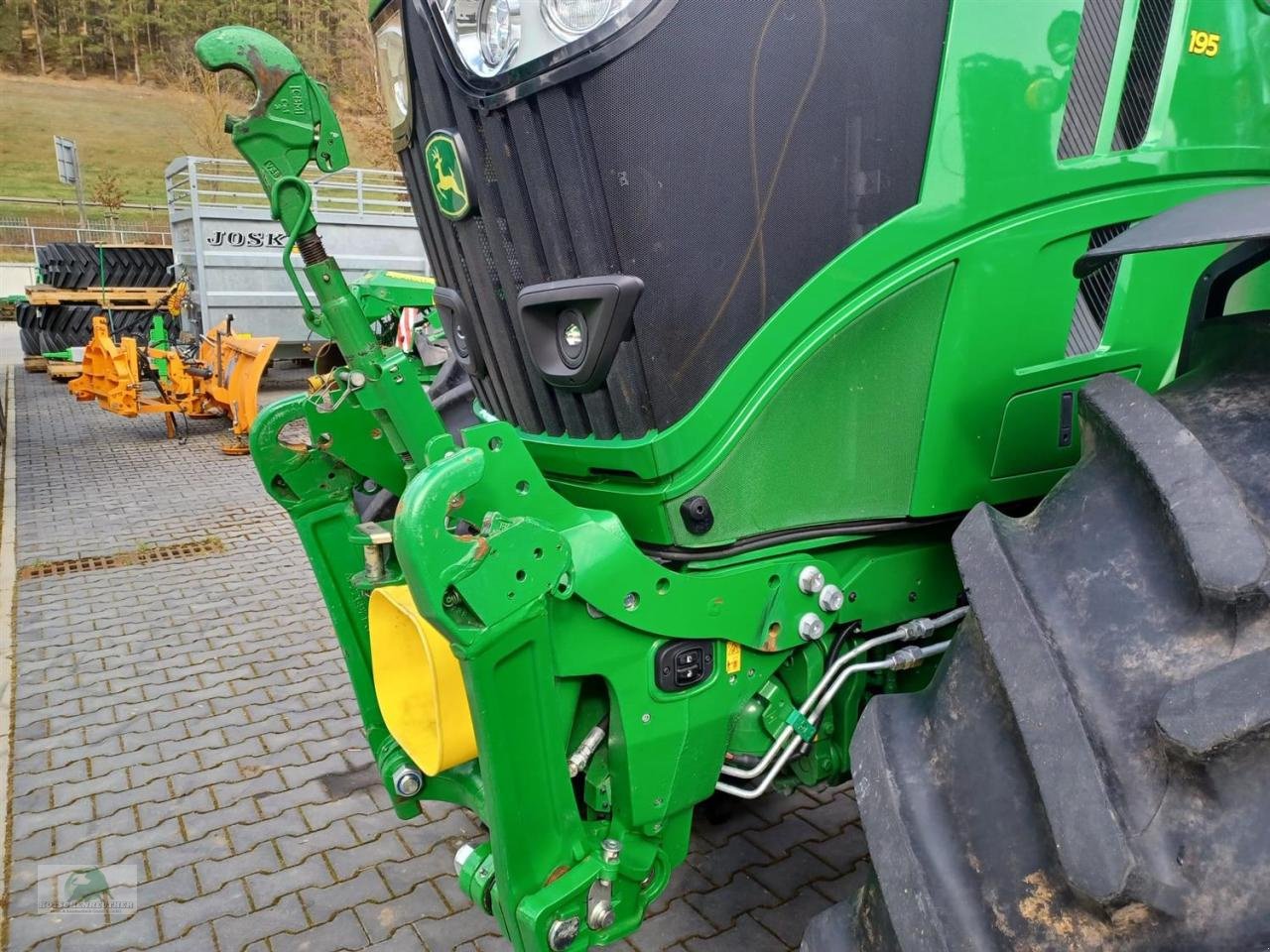 Traktor du type John Deere 6R 195 - Steckachse, Command PRO, Neumaschine en Teichröda (Photo 13)