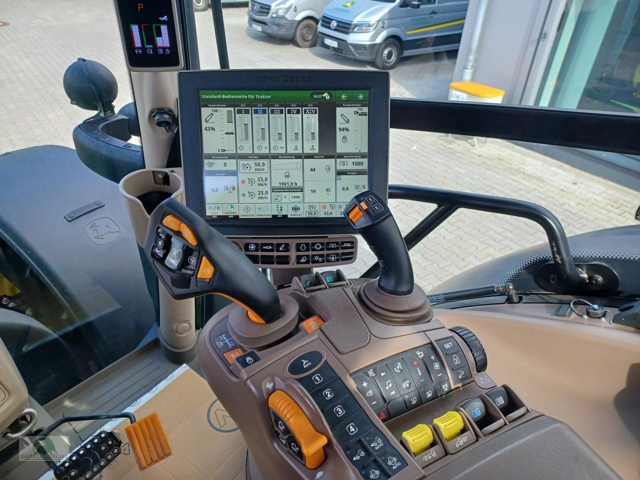 Traktor du type John Deere 6R 195 - Steckachse, Command PRO, Neumaschine en Teichröda (Photo 16)