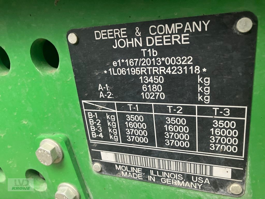 Traktor типа John Deere 6R 195, Gebrauchtmaschine в Spelle (Фотография 2)