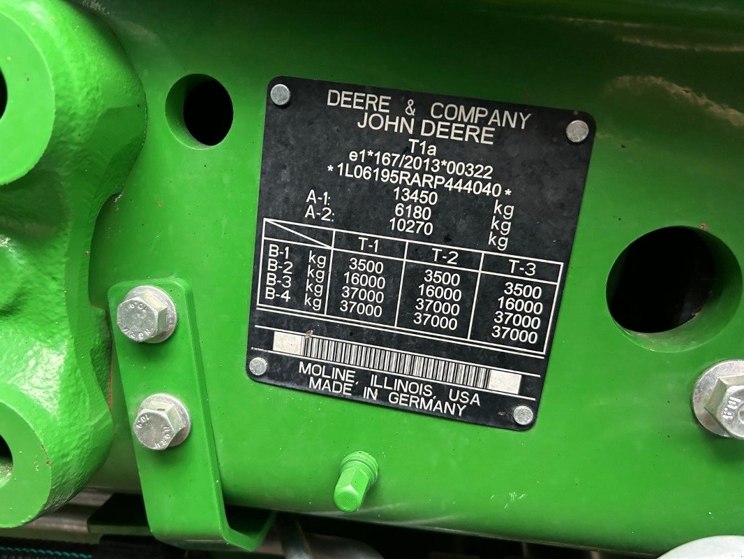 Traktor типа John Deere 6R 195, Gebrauchtmaschine в Sittensen (Фотография 20)