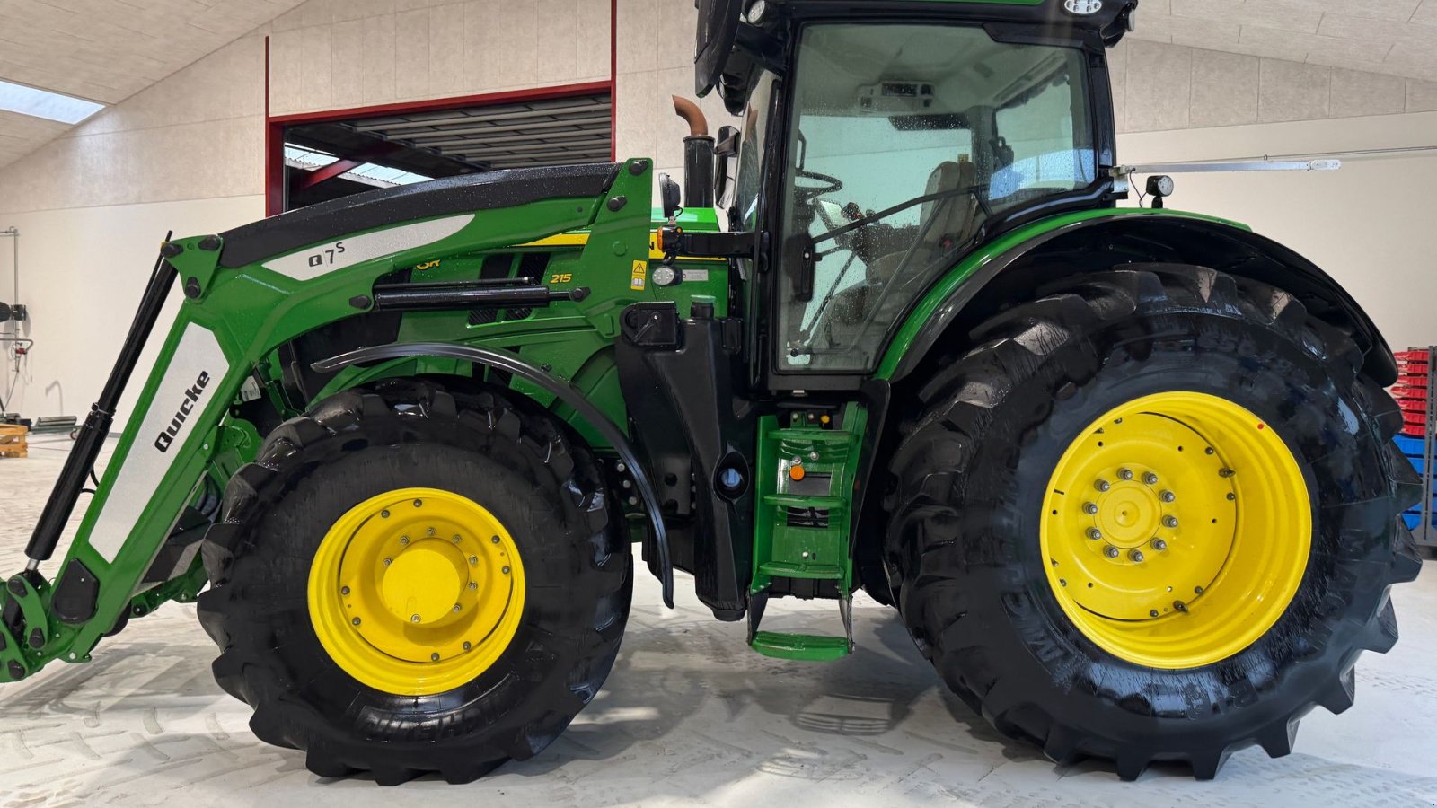 Traktor Türe ait John Deere 6R 215 MED FRONT PTO OG NY ÅLØ FRONTLÆSSER!, Gebrauchtmaschine içinde Nørager (resim 3)