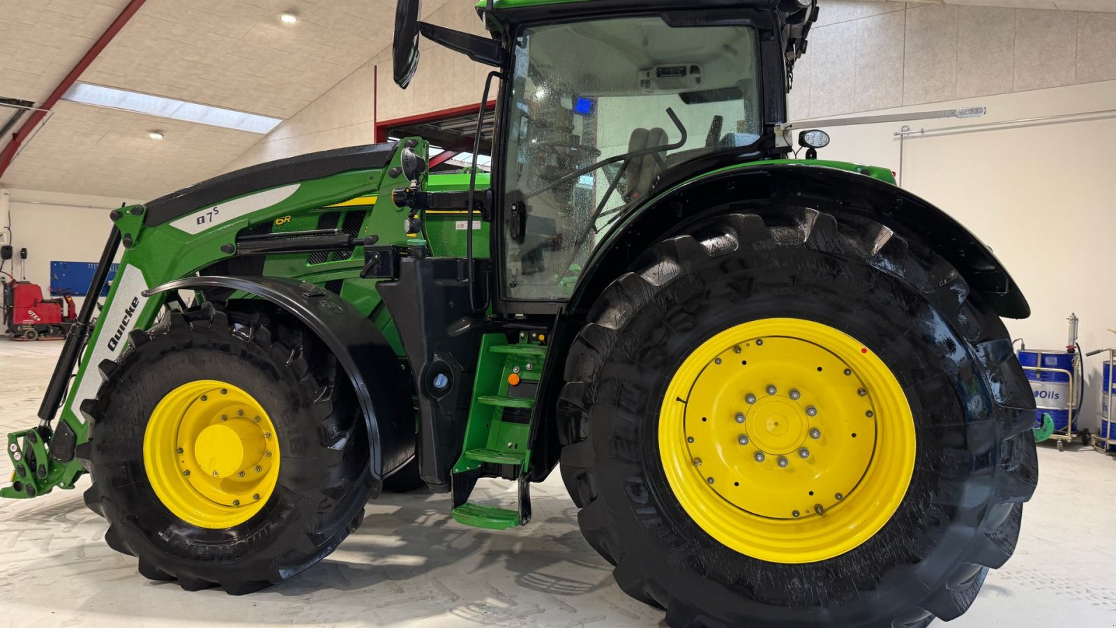 Traktor Türe ait John Deere 6R 215 MED FRONT PTO OG NY ÅLØ FRONTLÆSSER!, Gebrauchtmaschine içinde Nørager (resim 4)