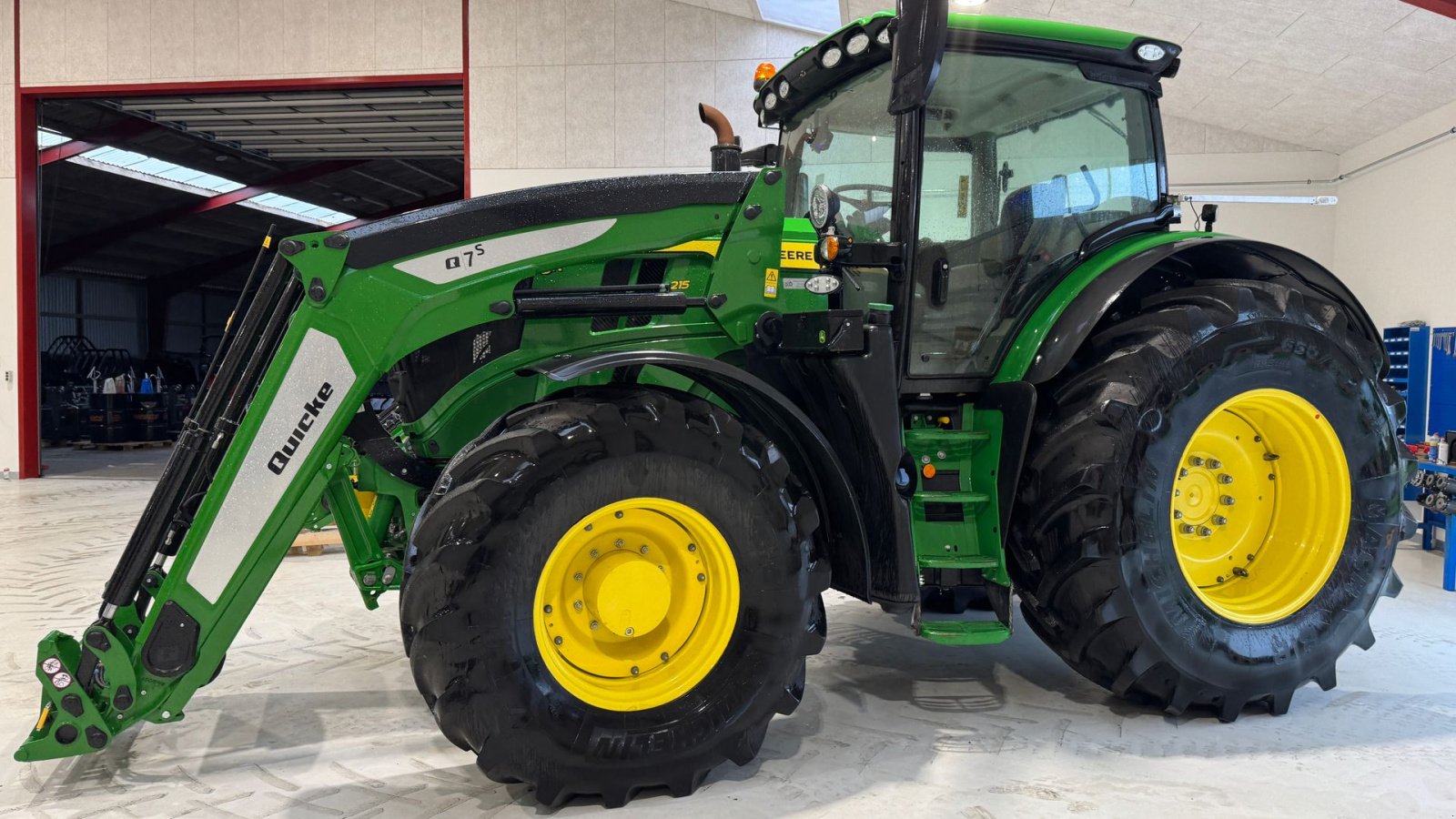 Traktor Türe ait John Deere 6R 215 MED FRONT PTO OG NY ÅLØ FRONTLÆSSER!, Gebrauchtmaschine içinde Nørager (resim 2)