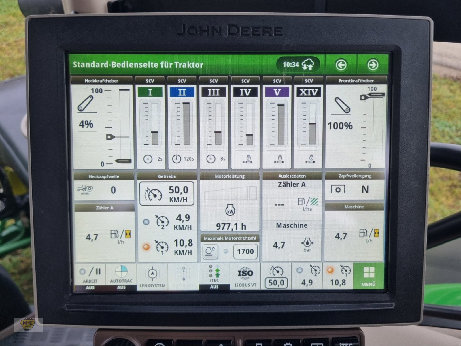 Traktor от тип John Deere 6R 215 Pro AutoTrac h32, Gebrauchtmaschine в Willanzheim (Снимка 12)