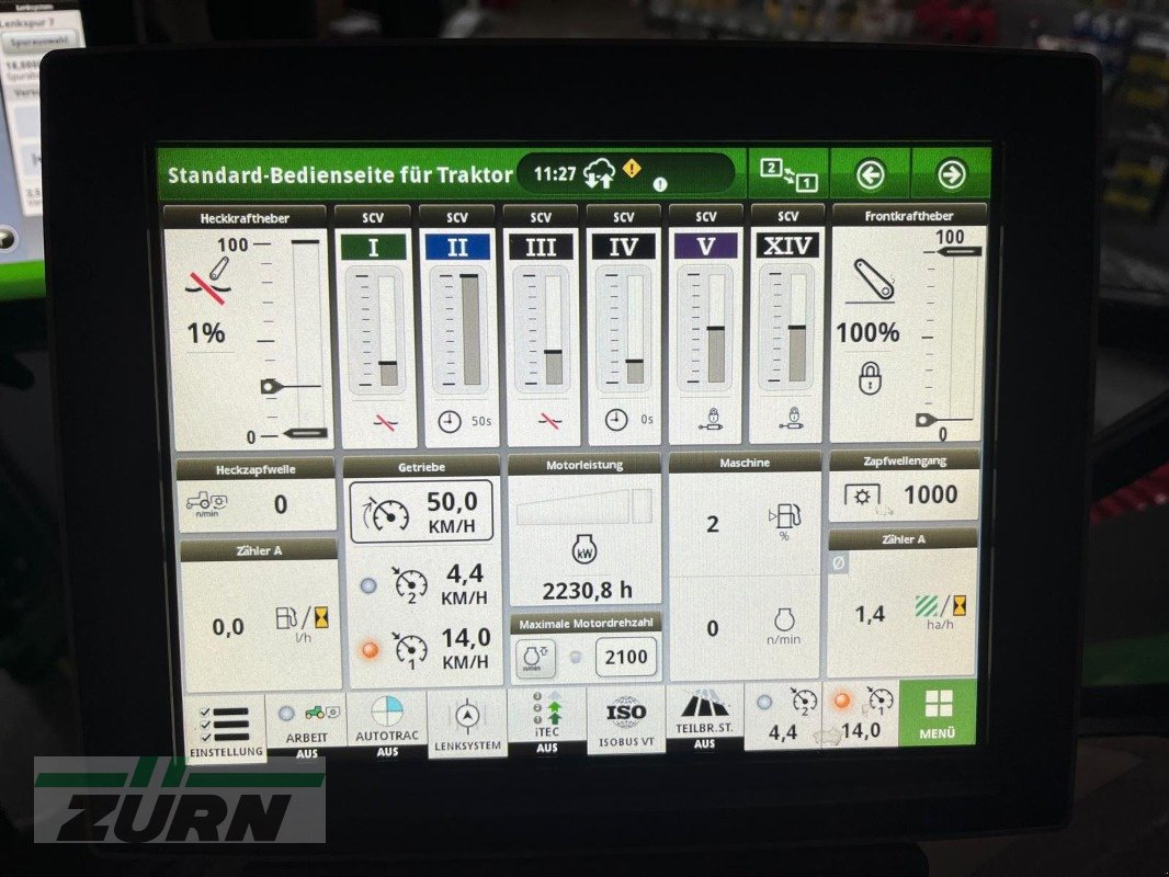 Traktor des Typs John Deere 6R 215, Gebrauchtmaschine in Kanzach (Bild 21)