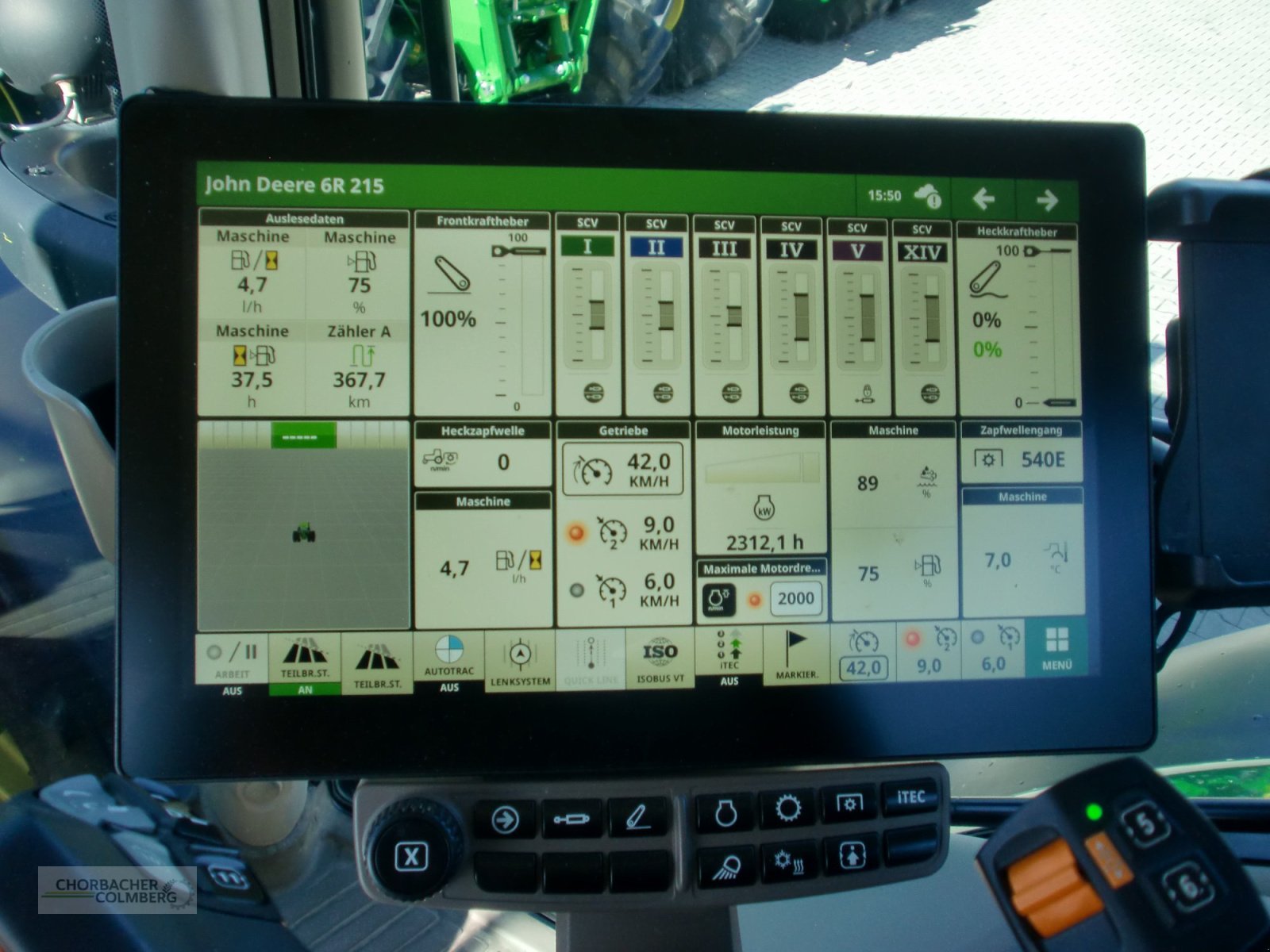 Traktor vrste John Deere 6R 215, Gebrauchtmaschine v Colmberg (Slika 14)