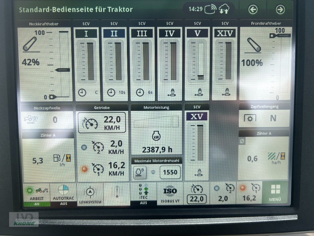 Traktor typu John Deere 6R 215, Gebrauchtmaschine v Groß Munzel (Obrázek 11)